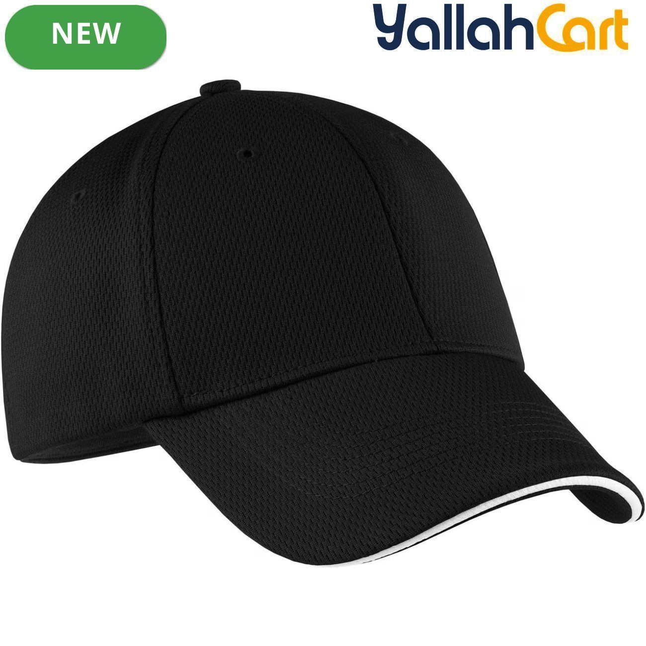 Three-Ring Pin Baseball Cap – Wide-Brim Duckbill Hat for Men & Women