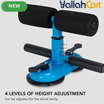 Arabest Adjustable Sit-Up Bar with Suction Cup