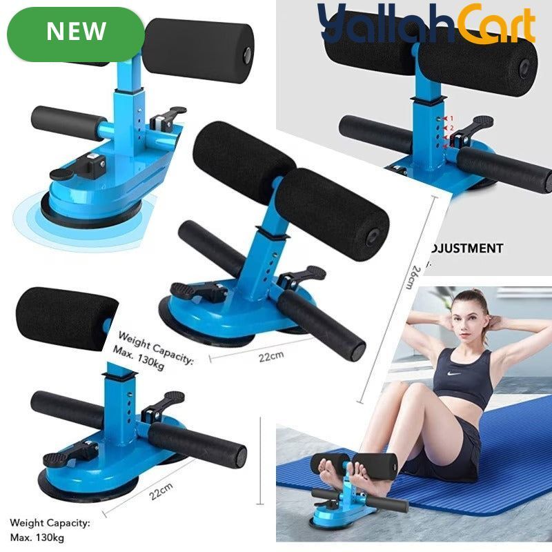 Arabest Adjustable Sit-Up Bar with Suction Cup