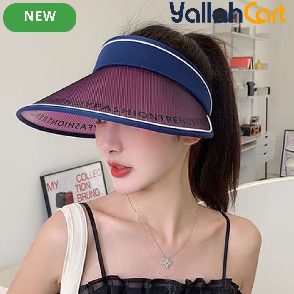 Unisex UV Protection Sun Visor – Breathable Summer Sports Hat for Outdoor Activities