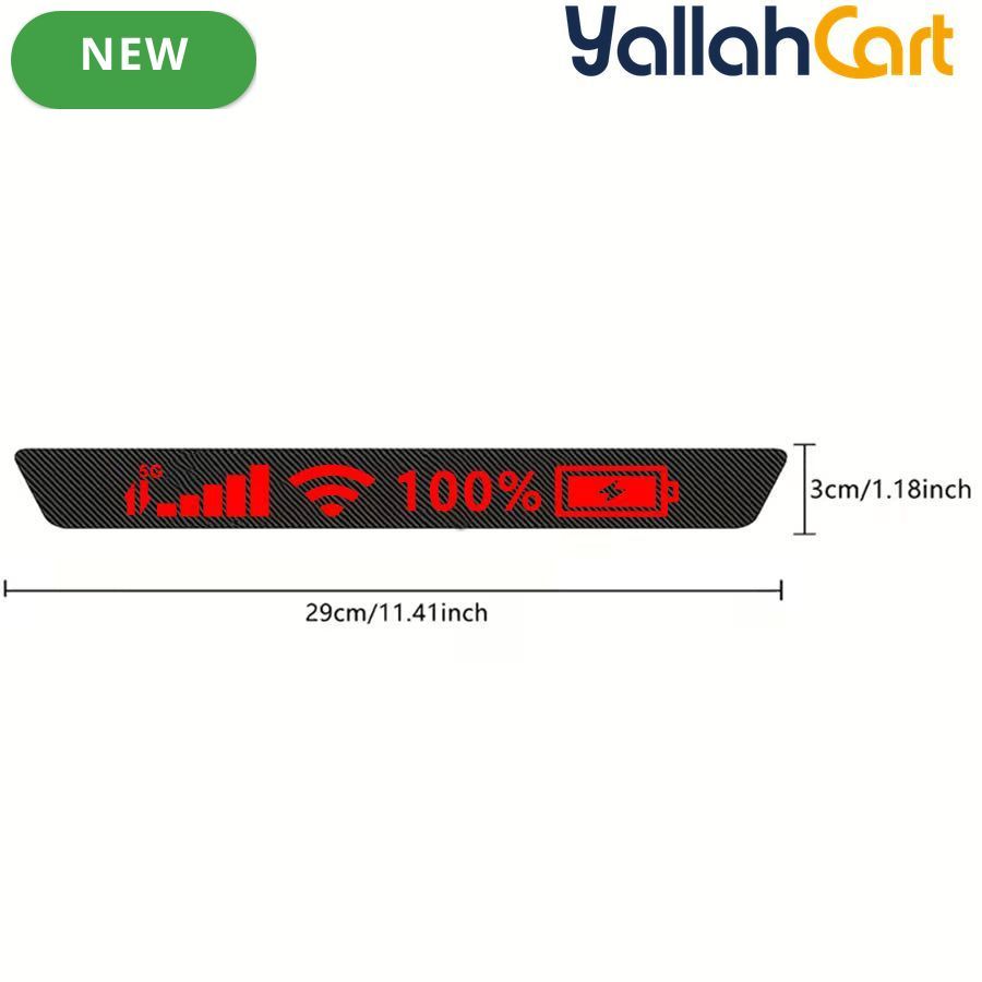 Carbon Fiber Brake Light Decorative Stickers