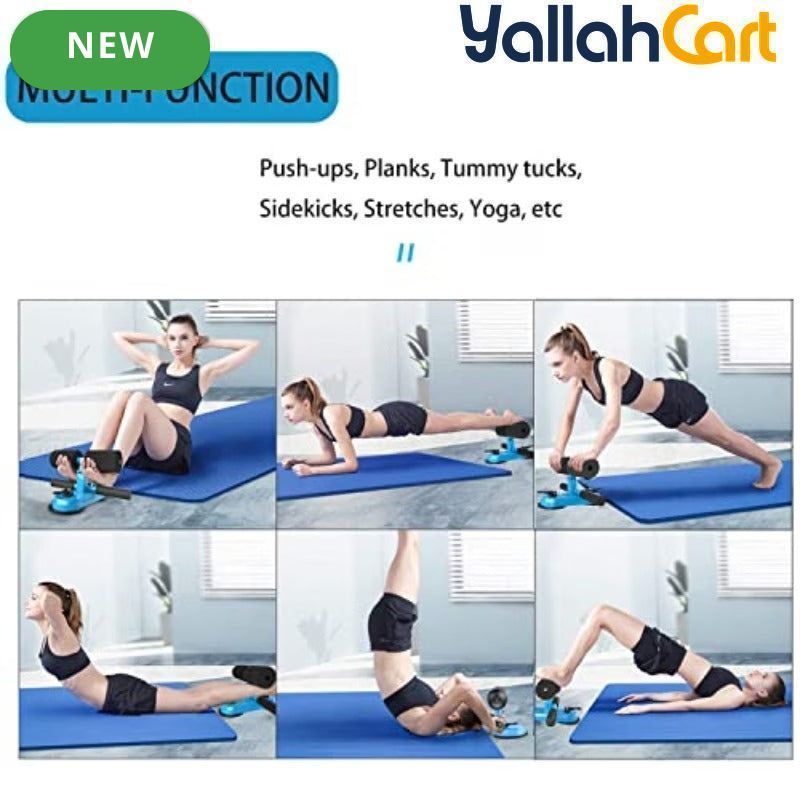 Arabest Adjustable Sit-Up Bar with Suction Cup