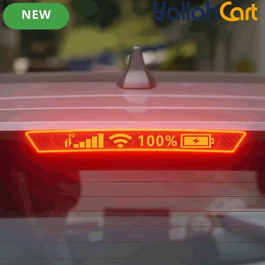 Carbon Fiber Brake Light Decorative Stickers