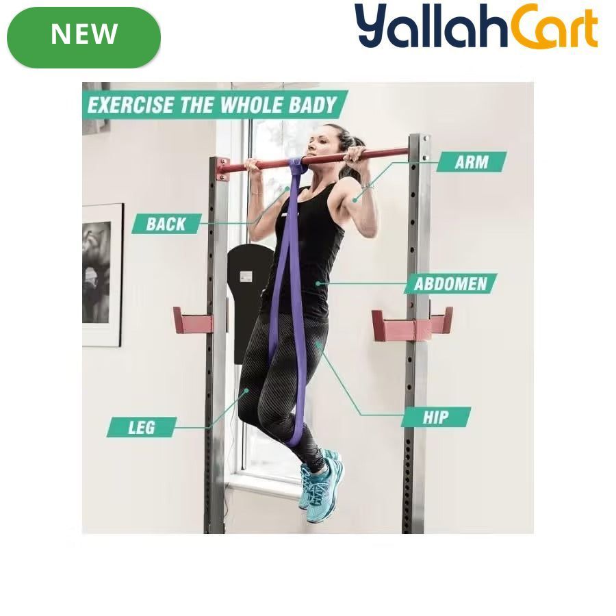 4-Piece Resistance Bands Set for Strength & Flexibility