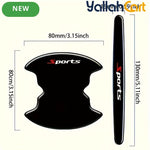 8-Piece Car Door Handle & Bowl Protective Stickers