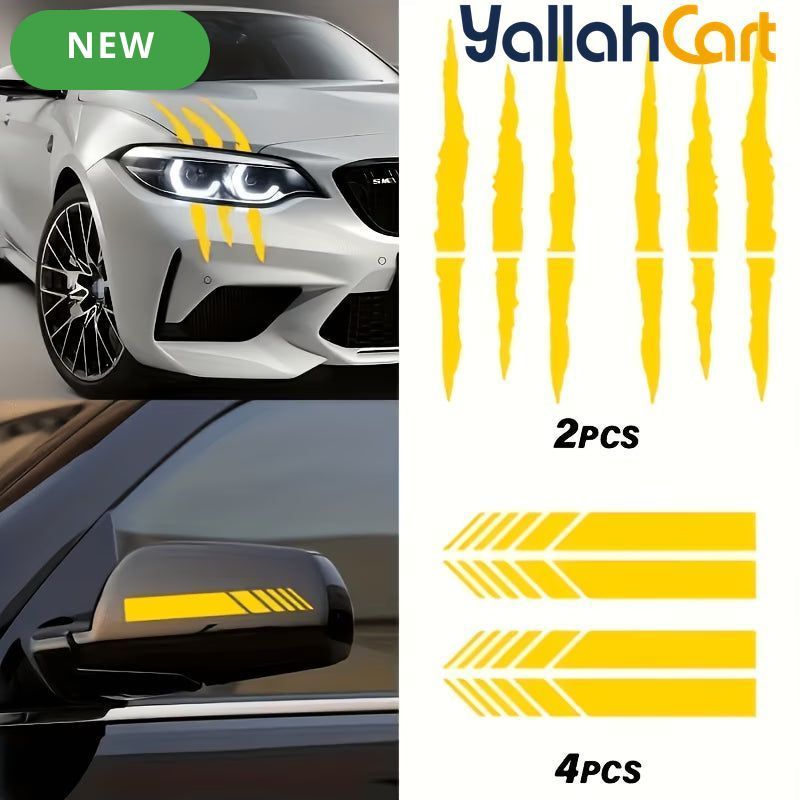 JDM Scratch Claw Mark & Stripe Car Decals