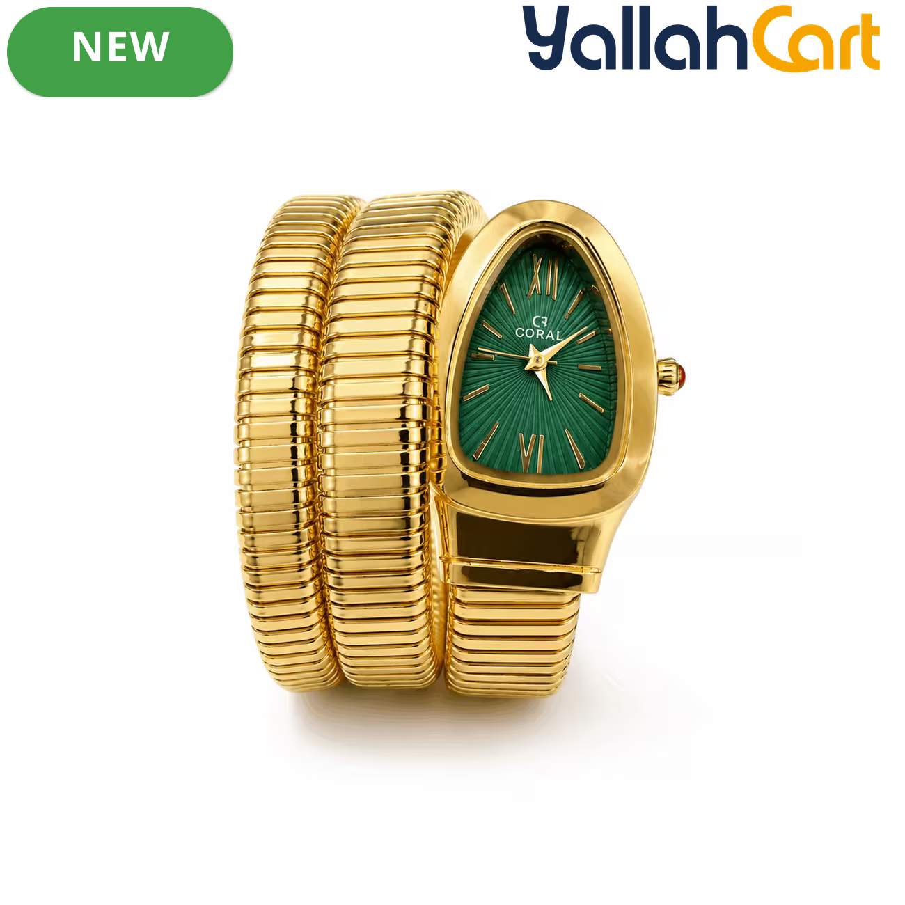 CORAL Luxury Women’s Wrap Watch – Bold & Elegant Fashion Timepiece