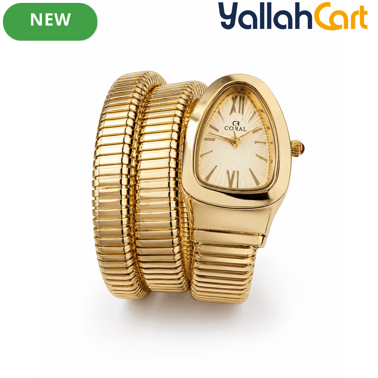 CORAL Luxury Women’s Wrap Watch – Bold & Elegant Fashion Timepiece