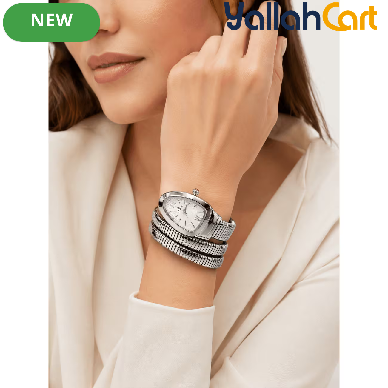 CORAL Luxury Women’s Wrap Watch – Bold & Elegant Fashion Timepiece
