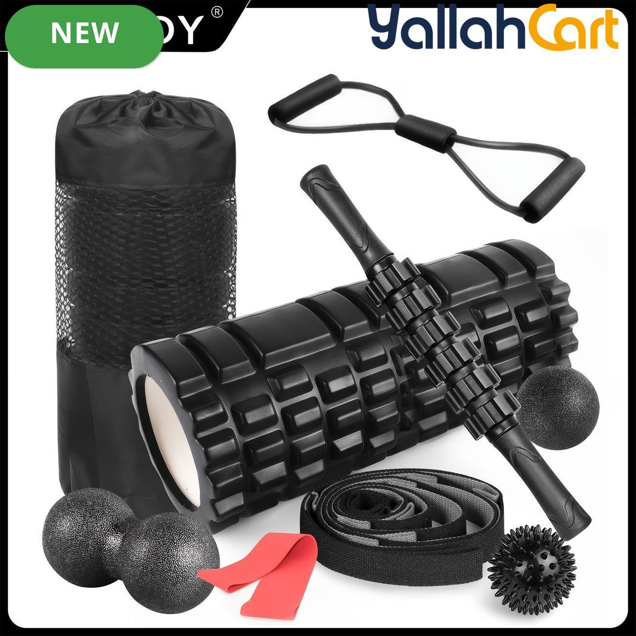Classic Spike Foam Roller Set for Muscle Recovery