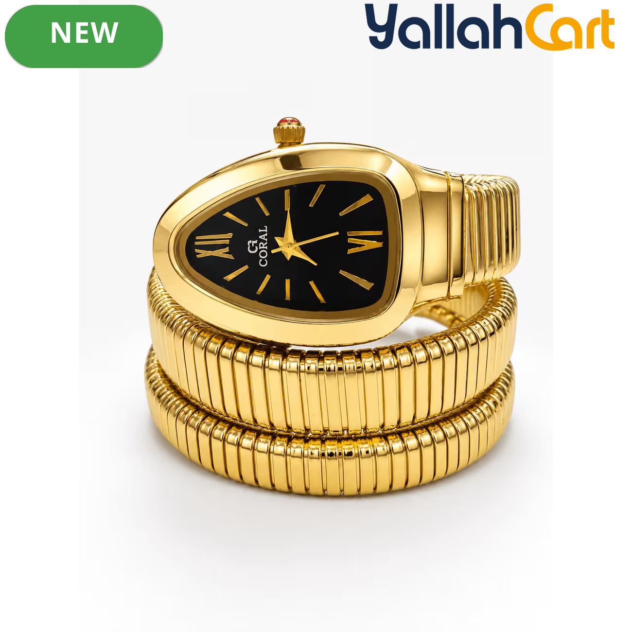 CORAL Luxury Women’s Wrap Watch – Bold & Elegant Fashion Timepiece