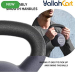 Neoprene-Coated Cast Iron Kettlebell – 5.44kg