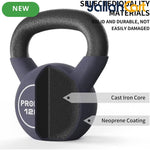 Neoprene-Coated Cast Iron Kettlebell – 5.44kg