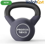 Neoprene-Coated Cast Iron Kettlebell – 5.44kg