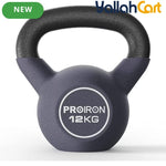 Neoprene-Coated Cast Iron Kettlebell – 5.44kg