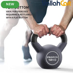 Neoprene-Coated Cast Iron Kettlebell – 5.44kg