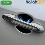 8-Piece Blue Eye Car Door Handle Protector Stickers