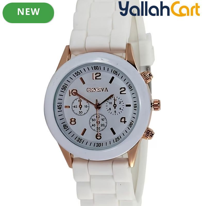 Korean-Style Silicone Watch for Women – Colorful Jelly Casual Fashion Wristwatch