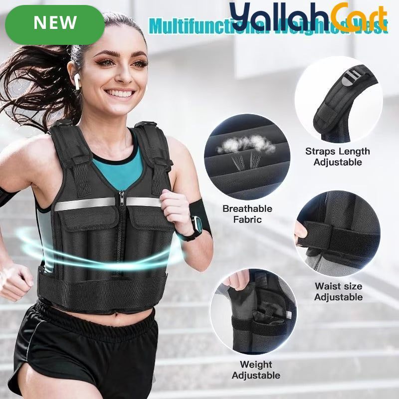 Adjustable Weighted Training Vest – 0.45–8.62kg