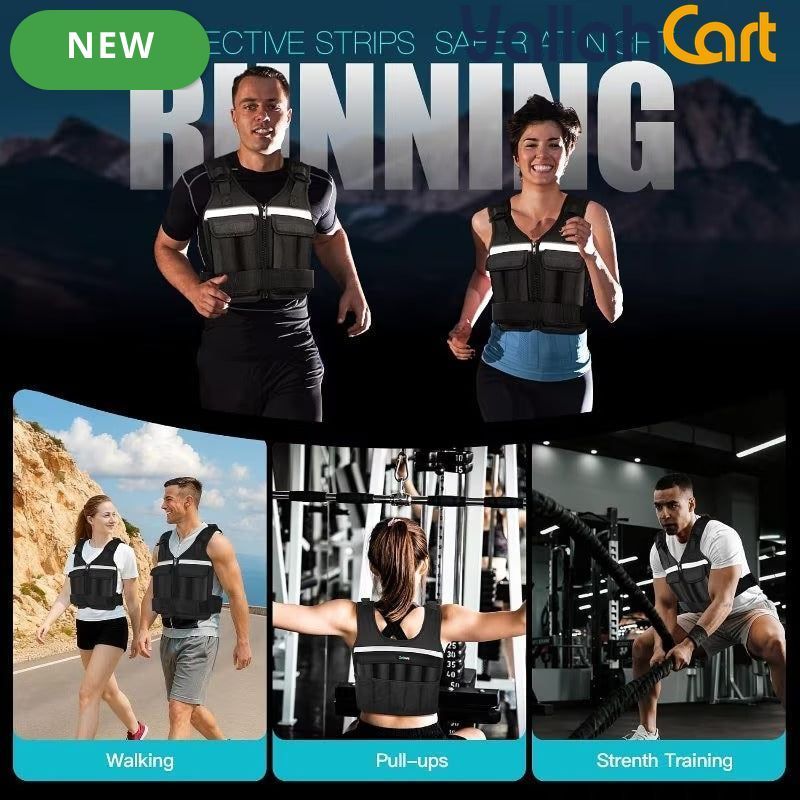 Adjustable Weighted Training Vest – 0.45–8.62kg