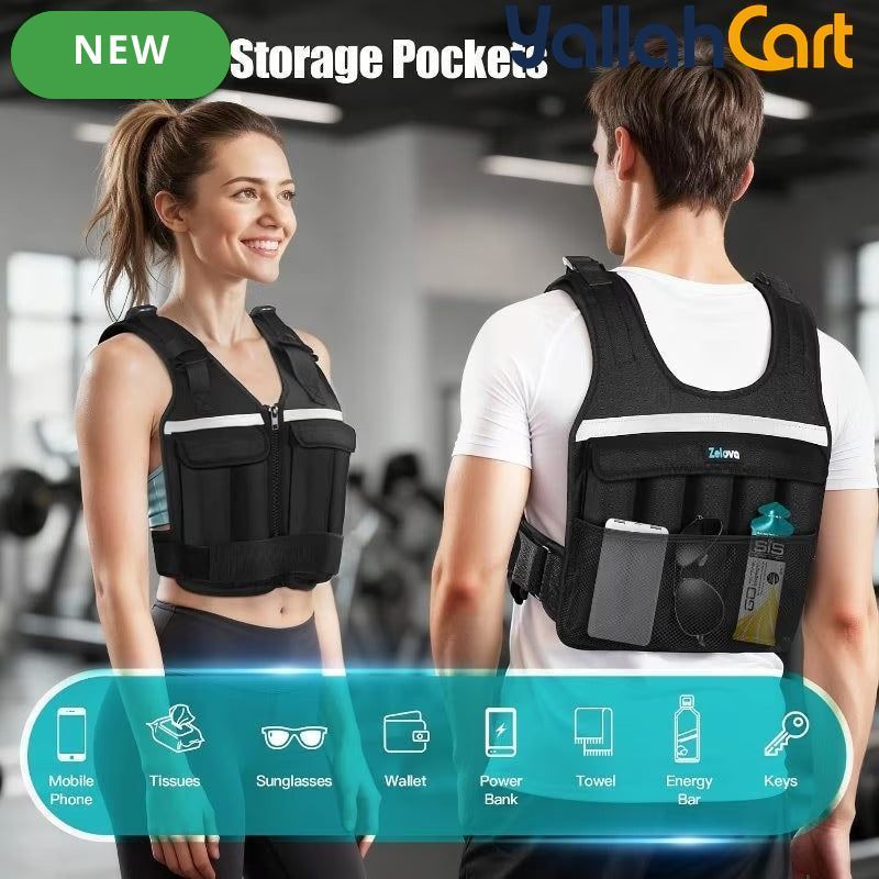 Adjustable Weighted Training Vest – 0.45–8.62kg