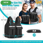 Adjustable Weighted Training Vest – 0.45–8.62kg