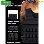 Adjustable Weighted Training Vest – Up to 20kg / 44lb