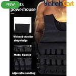 Adjustable Weighted Training Vest – Up to 20kg / 44lb