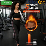 Women's Sauna Suit Set with Top, Pants, Gloves & Shoe Covers