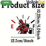 Q-Version Deadpool Fuel Tank Lid Sticker
