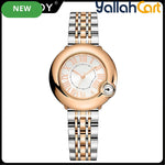 Women’s Classic Quartz Watch – Elegant Stainless Steel Bracelet Wristwatch
