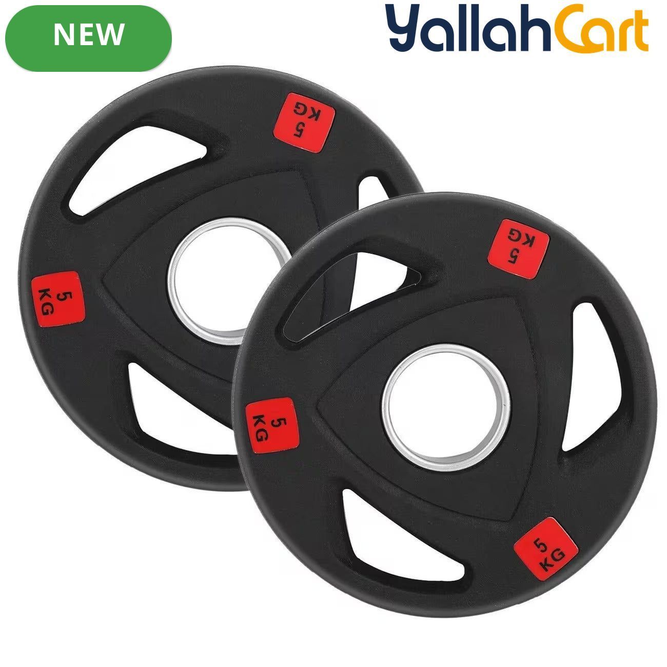 5kg Weight Plates for Barbell & Dumbbell – 2-Pack