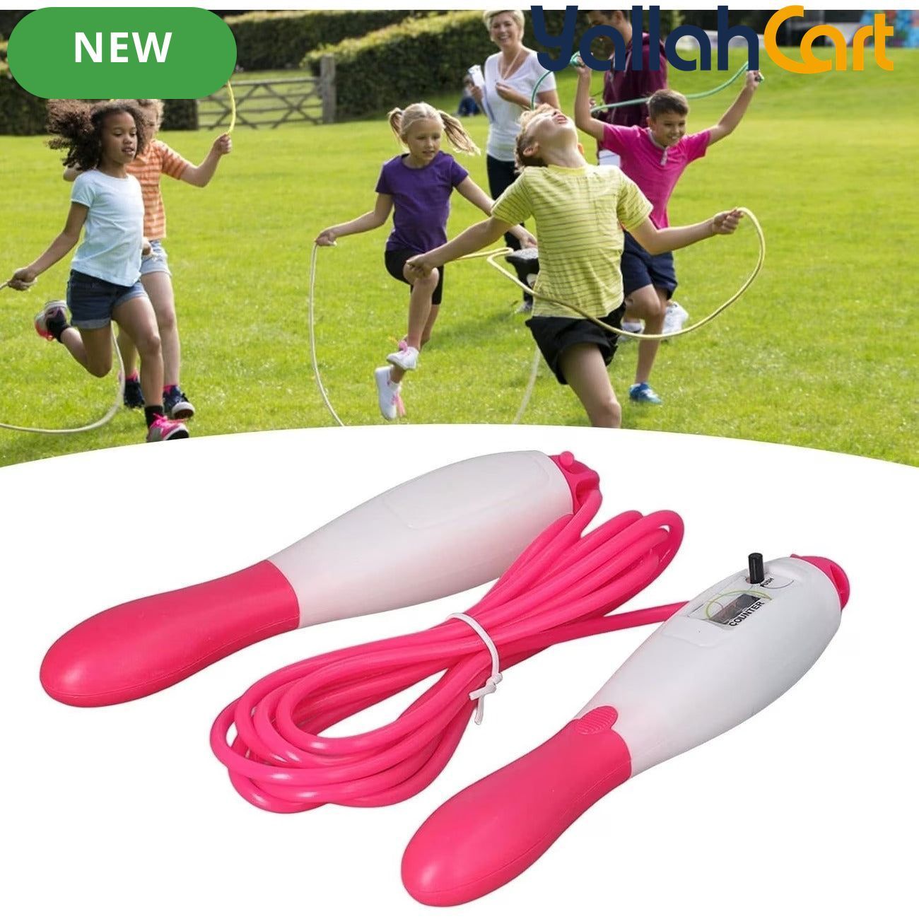 Digital Counting Jump Rope – Adjustable Fitness Skipping Rope