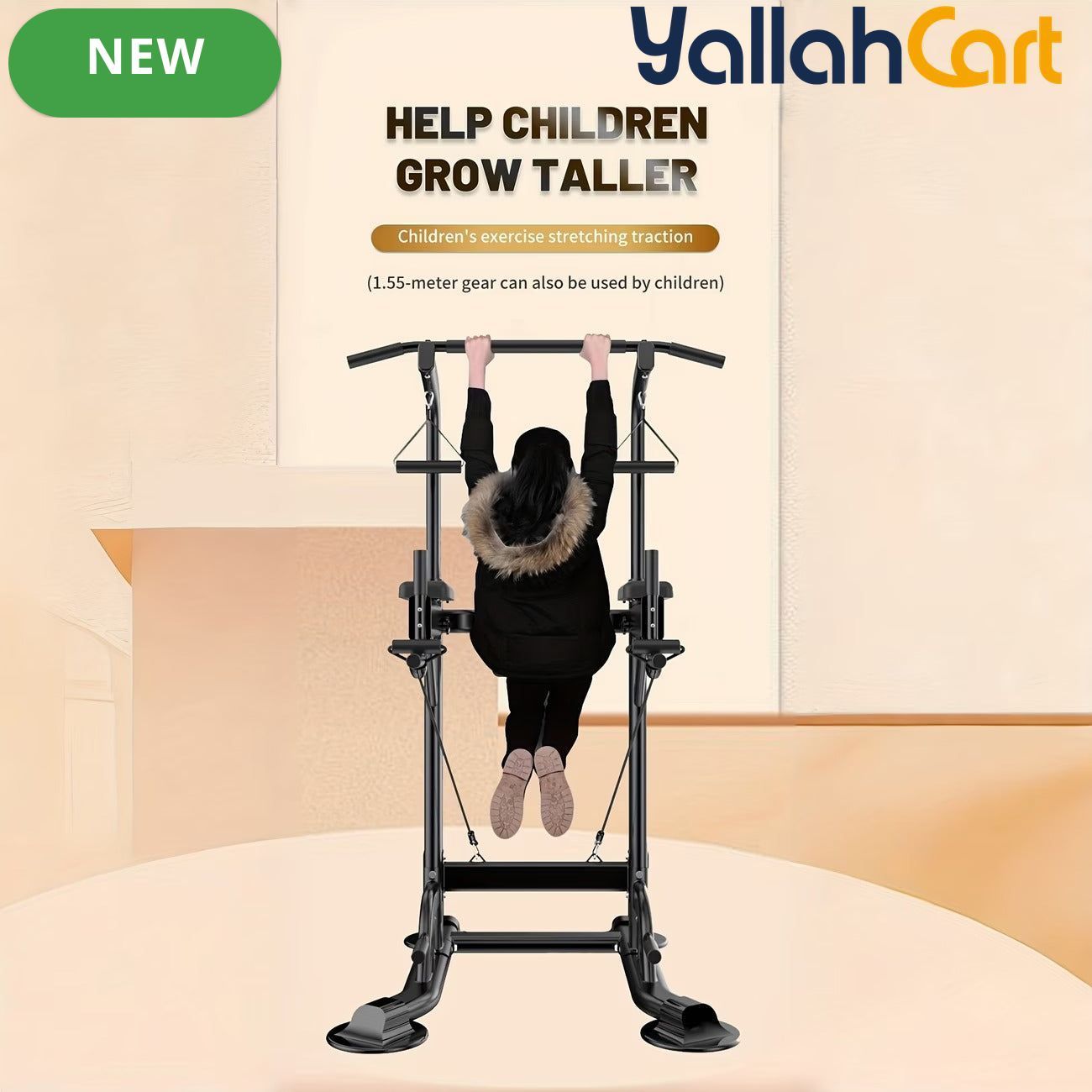 Multifunctional Power Tower with Adjustable Pull-Up Bar