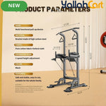 Multifunctional Power Tower with Adjustable Pull-Up Bar