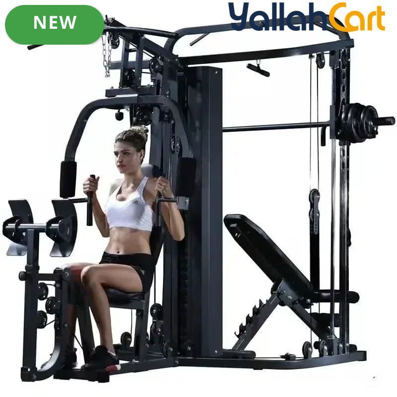 JX Fitness Multifunctional Home Gym with Smith Bar & Cable Crossover – JX-925