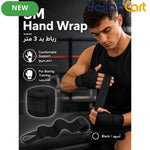 3m Elastic Boxing Hand Wraps with Finger Loop & Hook-and-Loop Closure