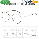 GEOMOY Round Blue Light Blocking Glasses – Color-Changing Anti-Glare Eyewear for Men & Women