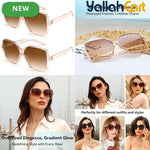 Oversized Square Sunglasses – Large Wide-Frame Fashion Shades for Women & Men