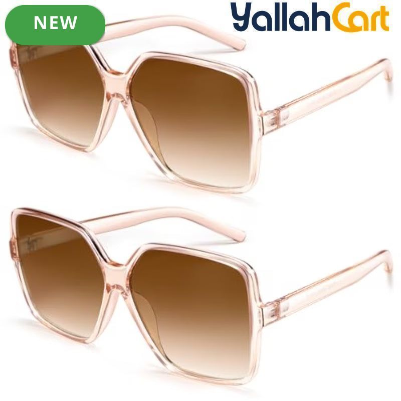 Oversized Square Sunglasses – Large Wide-Frame Fashion Shades for Women & Men
