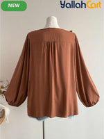 Plus Size Women’s Bohemian Lace Top with Patchwork & Tassel Details