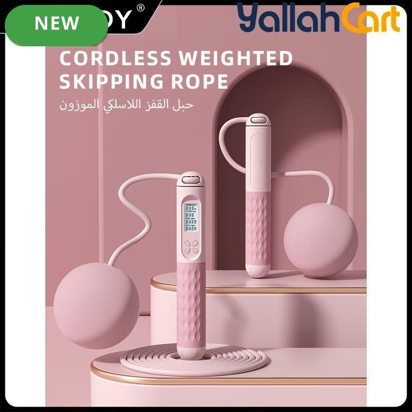 Smart Counting Jump Rope with Weighted Steel Wire