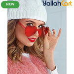 Heart-Shaped Rimless Tinted Glasses – Colorful Frameless Fashion Eyewear for Women & Men