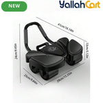 Automatic Abdominal Exerciser with Elbow Support & 6-Wheel Base