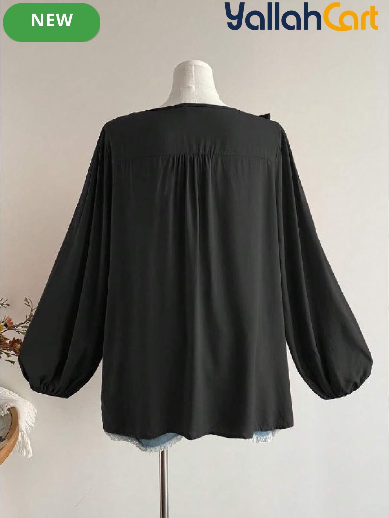 Women’s Plus Size Bohemian Lace Patchwork Top with Tassel Trim