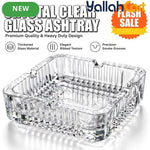 Square Cigarette Ashtray with Slots – Modern Decorative Desktop Ash Holder for Home & Office