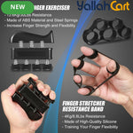 6-Piece Hand Grip Trainer Set - Black