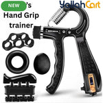 6-Piece Hand Grip Trainer Set - Black