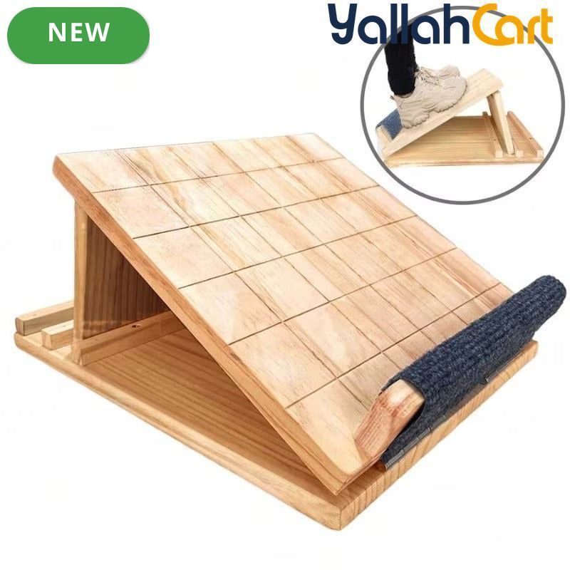 Professional Adjustable Wooden Incline Board for Calf & Leg Stretching