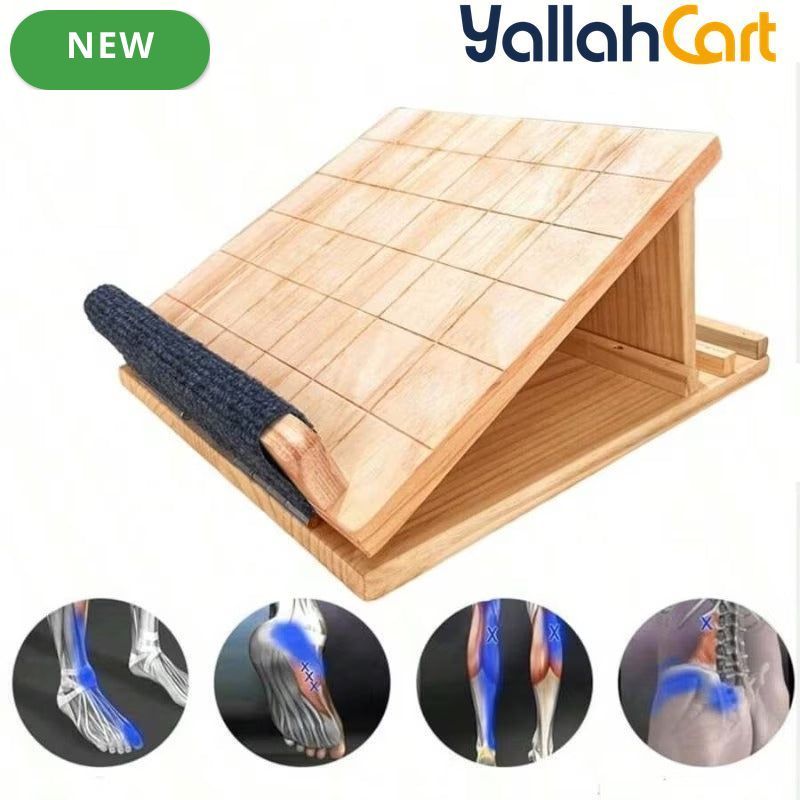 Professional Adjustable Wooden Incline Board for Calf & Leg Stretching